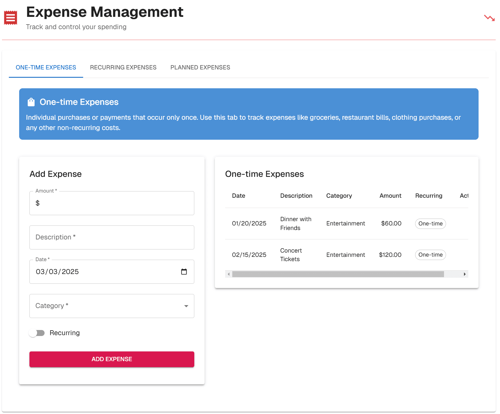 Expense Management